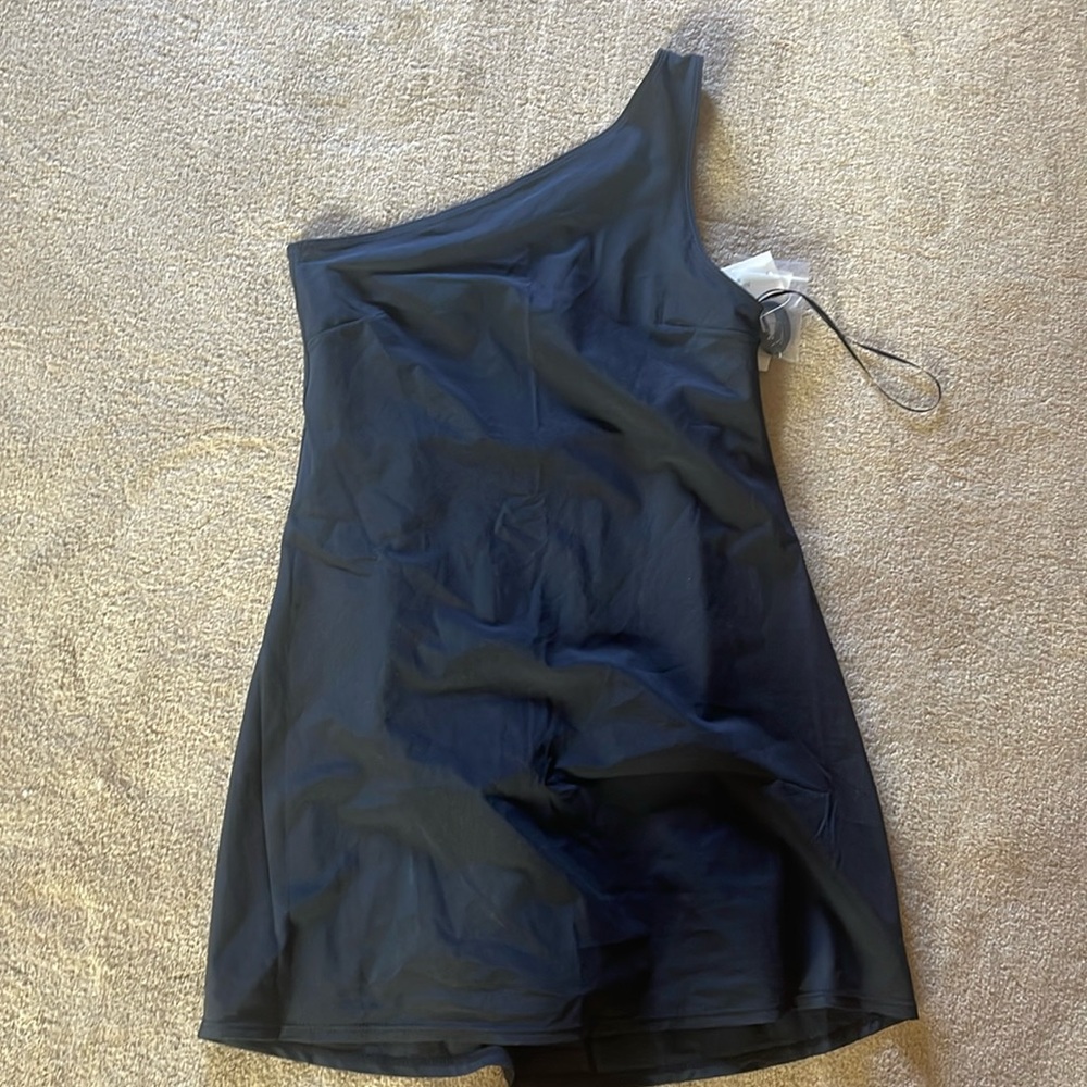 Abercrombie and Fitch one shoulder traveler mini dress